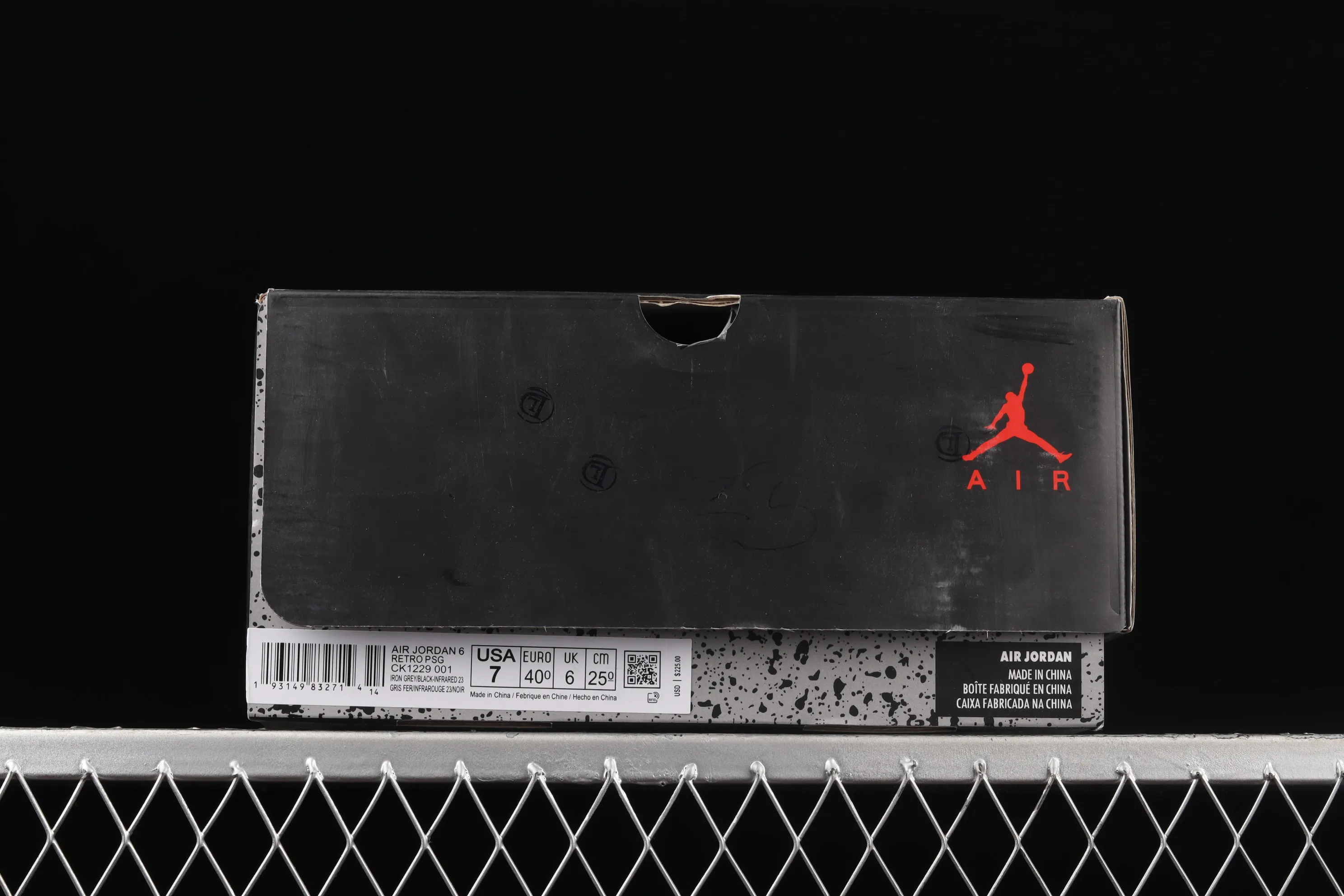 All categories Air Jordan Jordan series basketball shoes Air Jordan 6 G version PSG x Air Jordan 6 Retro AJ6 Joe 6 Paris CK1229-001